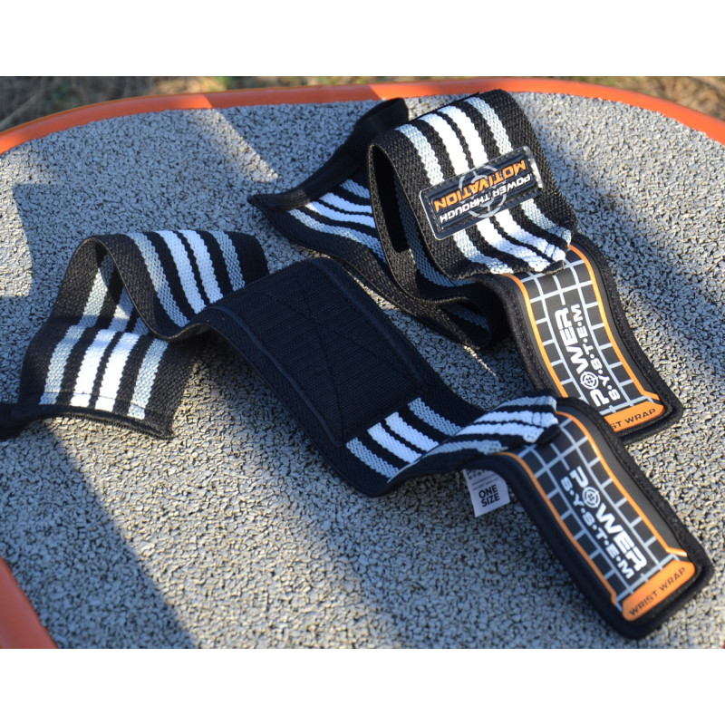 Кистьові бинти Power System PS-3500 Wrist Wraps Grey/Black