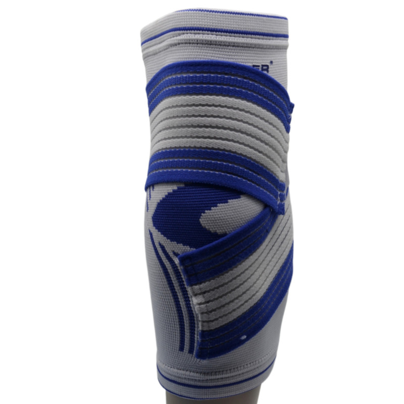 Налокітник Power System PS-6007 Elbow Support Pro White/Blue (1шт.) S/M