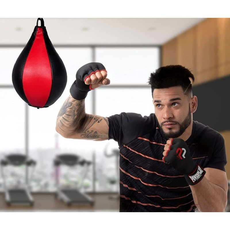 Бинты-перчатки PowerPlay 3096 с гелевыми подушечками, Размер М, Хлопок, Спандекс, Гелевая набивка, Черный