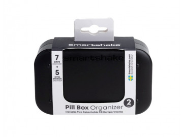 Таблетница Smartshake Pillbox Organiser 2-pack Черный