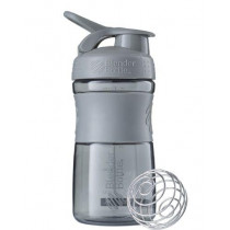 Шейкер спортивний (пляшка) BlenderBottle SportMixer Flip 20oz/590ml Grey Шейкер спортивний (пляшка) BlenderBottle SportMixer Flip 20oz/590ml Grey
