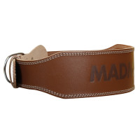 Пояс для тяжелой атлетики MadMax MFB-246 Full leather, кожа, M, chocolate brown