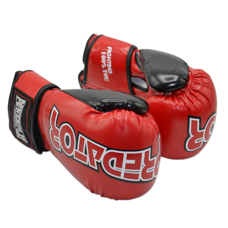 Боксерські рукавиці PowerPlay 3017 Predator Червоні карбон 16 унцій
