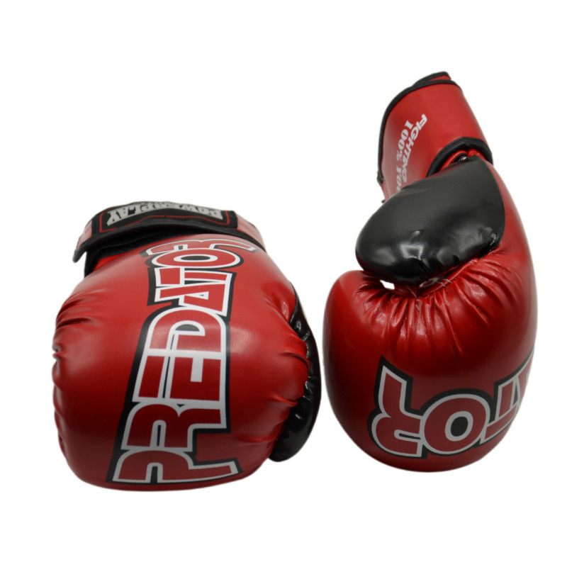 Боксерські рукавиці PowerPlay 3017 Predator Червоні карбон 16 унцій