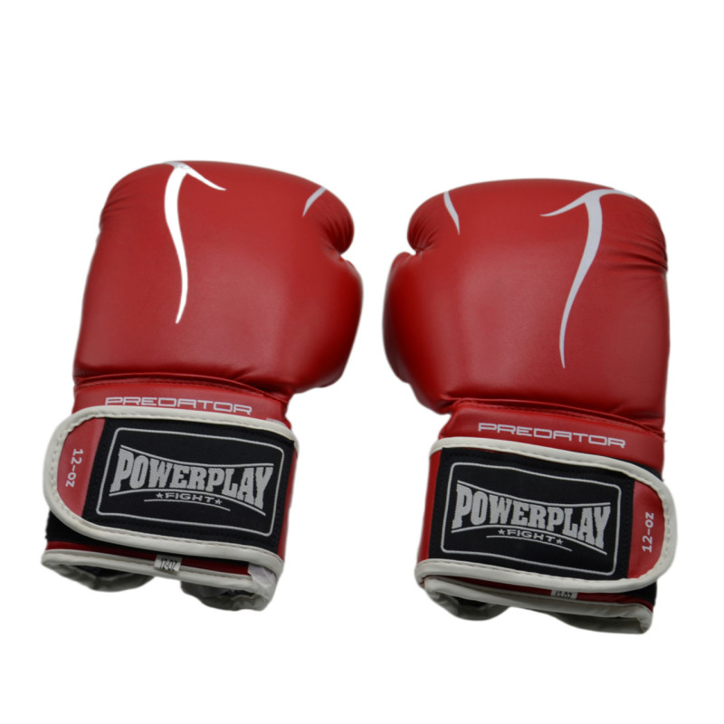 Боксерські рукавиці PowerPlay 3018 Jaguar Червоні 14 унцій