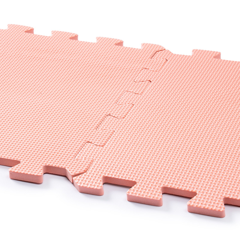 Мат-пазл детский коврик-пазл WCG EVA 30х30х1см персиковый