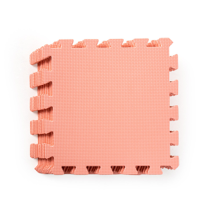 Мат-пазл детский коврик-пазл WCG EVA 30х30х1см персиковый