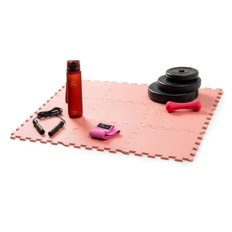 Мат-пазл детский коврик-пазл WCG EVA 30х30х1см персиковый