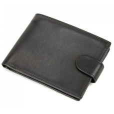 Кожаное мужское портмоне Tiding Bag, черный