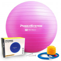 М'яч для фітнесу (фітбол) Power System PS-4013 Ø75 cm PRO Gymball Pink М'яч для фітнесу (фітбол) Power System PS-4013 Ø75 cm PRO Gymball Pink