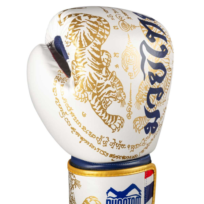 Боксерські рукавиці Phantom Muay Thai Gold Limited Edition 14 унцій (капа )