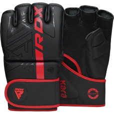 Рукавиці для ММА RDX F6 KARA Matte Red L