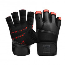 Рукавички для фітнесу RDX L7 Micro Plus Red/Black XL Рукавички для фітнесу RDX L7 Micro Plus Red/Black XL