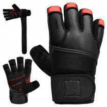 Рукавички для фітнесу RDX L7 Micro Plus Red/Black XL Рукавички для фітнесу RDX L7 Micro Plus Red/Black XL
