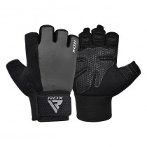Рукавички для фітнесу RDX W1 Half Gray Plus S Рукавички для фітнесу RDX W1 Half Gray Plus S