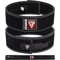 Ремень для тяжелой атлетики RDX 4 Pro Liver Buckle кожаный Black Plus L