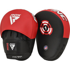 Лапи боксерские RDX T1 Curved Red/Black