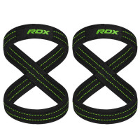 Силові ремені PRDX Gym Lifting 8 Figure Straps Army Green, Розмір S, Бавовна, Зелений