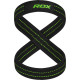 Силові ремені PRDX Gym Lifting 8 Figure Straps Army Green, Розмір S, Бавовна, Зелений