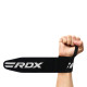 Бинты для запястий (кистевые бинты) RDX W2 Gym Wrist Wraps Black Pro, Комплектация: пара (2 бинта), Хлопок, Черно-белый