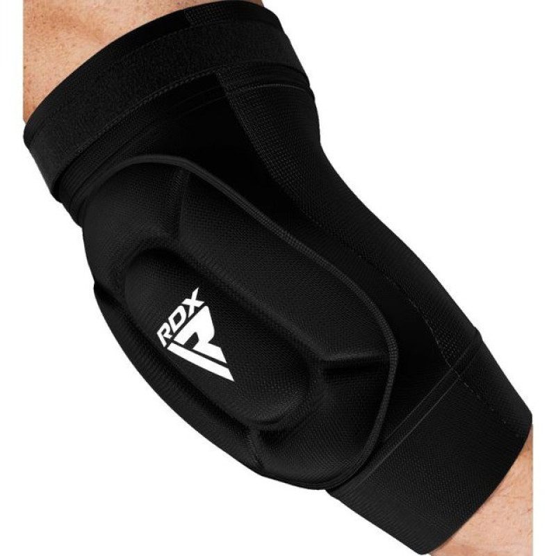 Налокітники спортивні RDX Hosiery Elbow Foam Black/White M