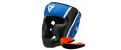 Боксерський шолом RDX AURA PLUS T-17 Blue/Black S (капа у комплекті)