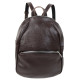 Кожаный женский рюкзак 9L Borsacomoda коричневый