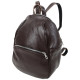 Кожаный женский рюкзак 9L Borsacomoda коричневый
