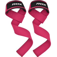 Лямки для тяги RDX W1 Gym Single Strap Pink Plus, Довжина 60 см, Ширина 4 см, Бавовна, Еластан, Рожевий