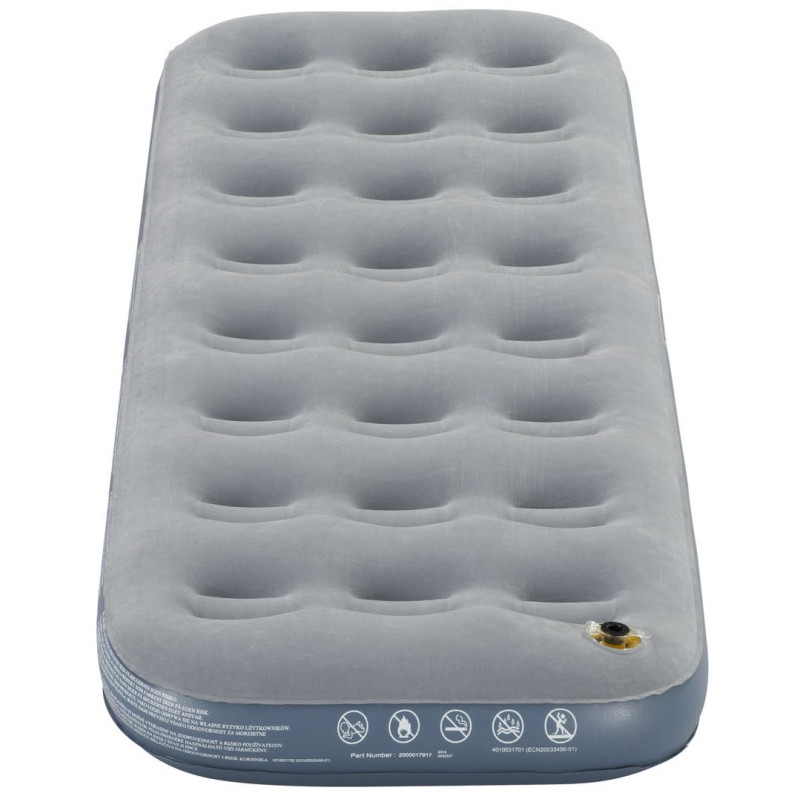 Кемпінговий надувний килимок, надувне ліжко Campingaz Quickbed Compact Single сірий