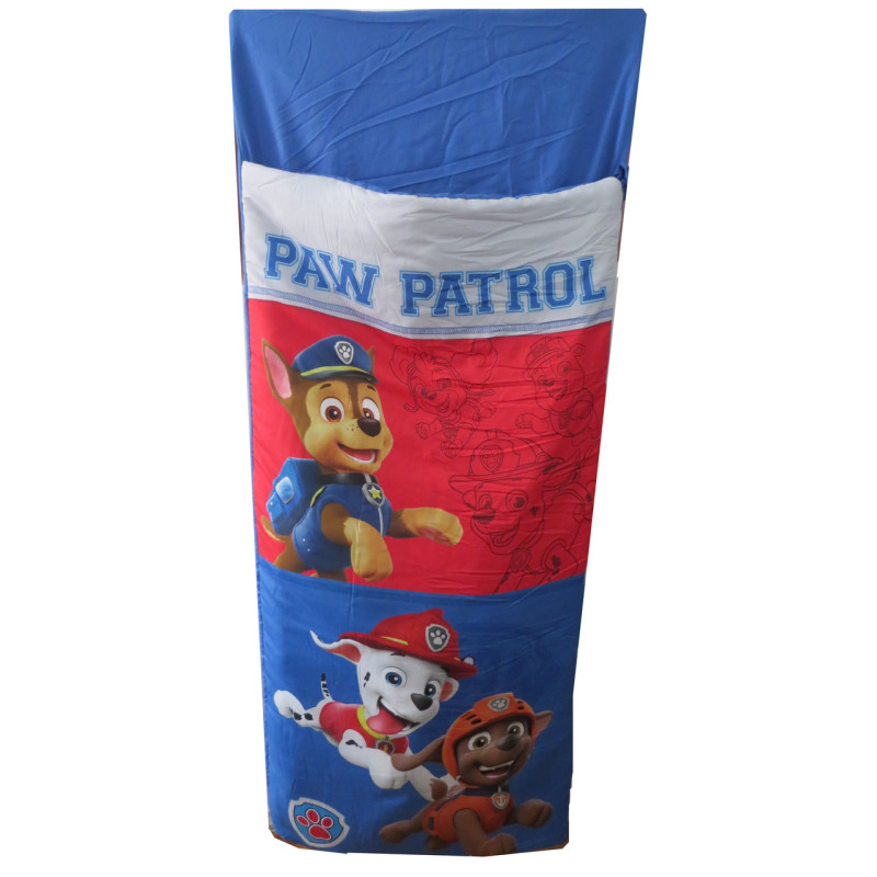 Летний детский спальный мешок 170х70 Paw Patrol синий