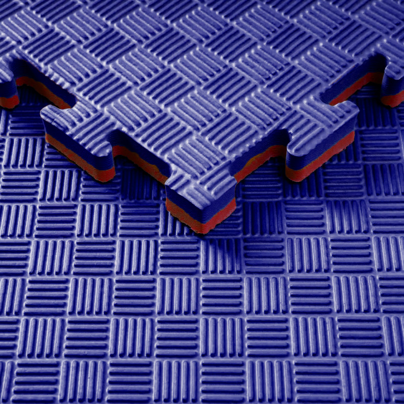 Мат-татамі (Мат-пазл ластівчин хвіст) WCG EVA 100х100х2 cm синьо-червоний