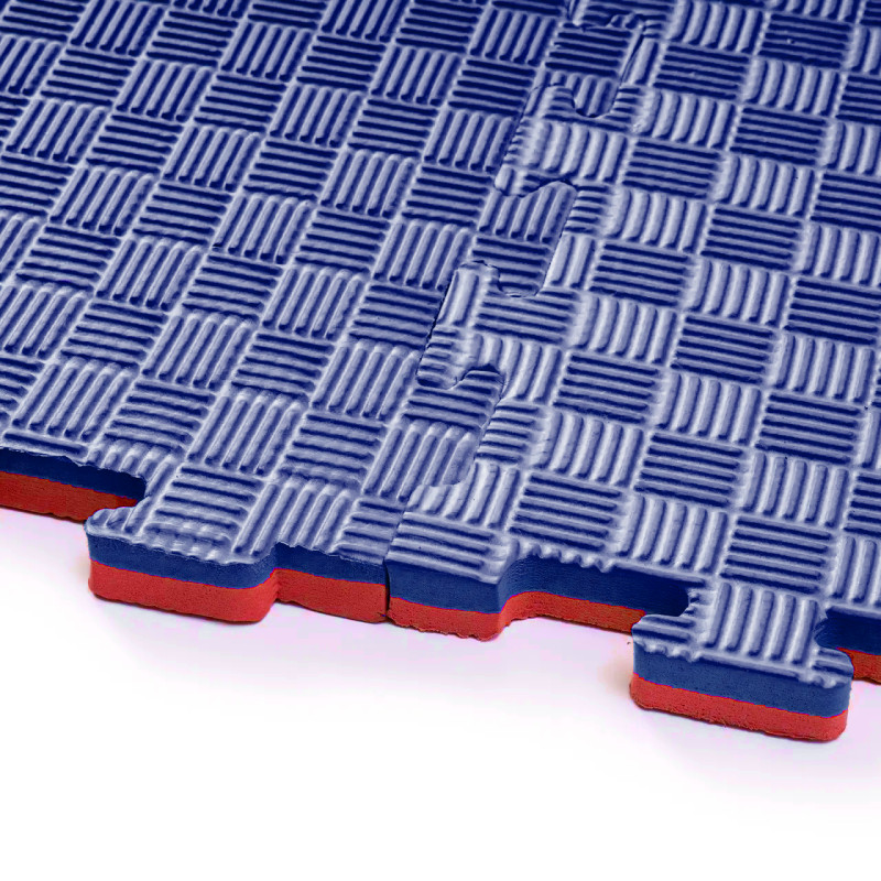 Мат-татамі (Мат-пазл ластівчин хвіст) WCG EVA 100х100х2 cm синьо-червоний