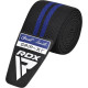 Бинты на колени RDX GYM KNEE WRAP R11 BLACK/BLUE, Длина 2 м, Хлопок, Полиэстер, Черно-синий