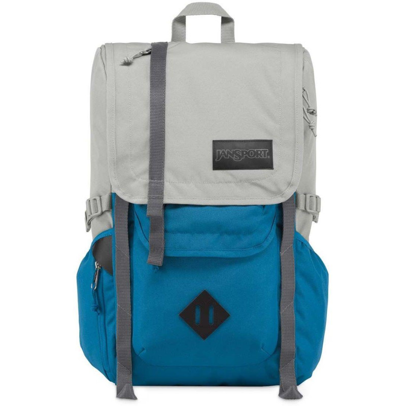 Городской рюкзак 28L Jansport Hatchet серый с голубым