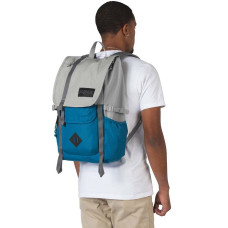 Міський рюкзак 28L Jansport Hatchet сірий із блакитним