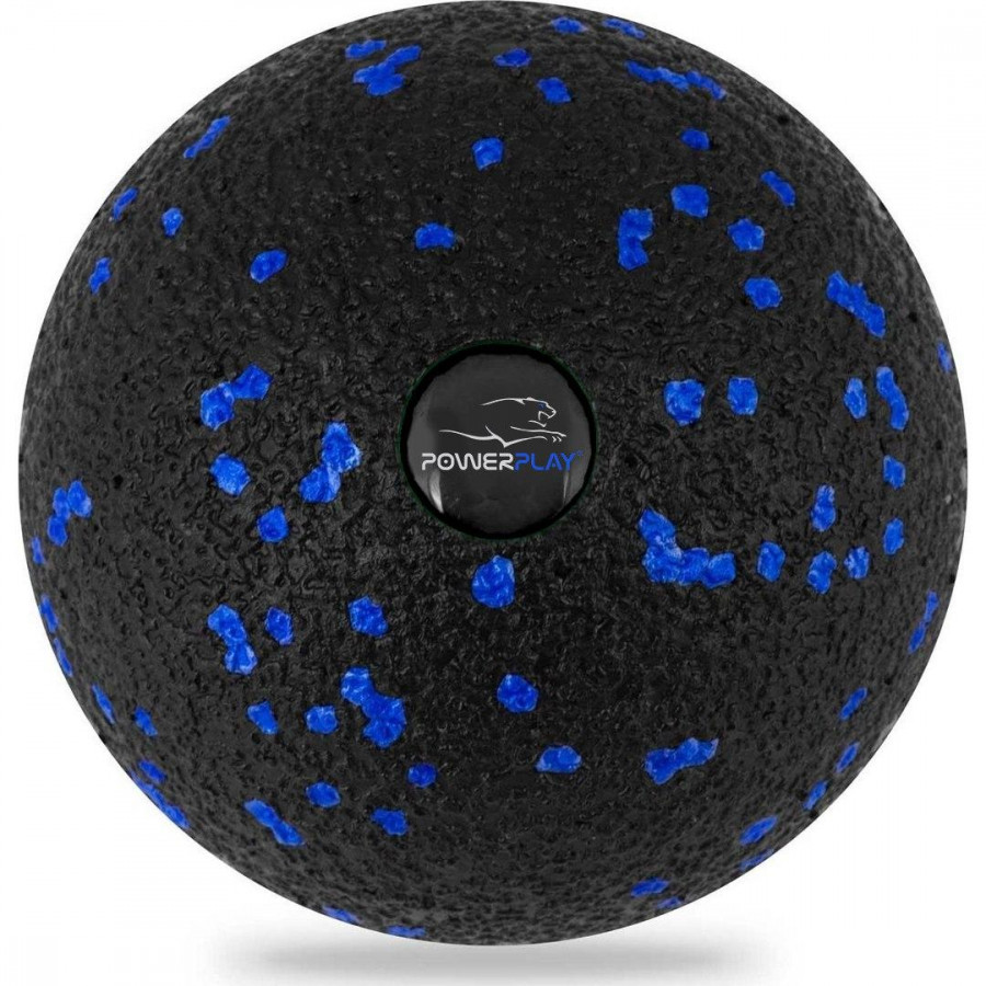 Массажный мяч PowerPlay PP-4350 Epp Massage Ball (d8) Черно/Синий