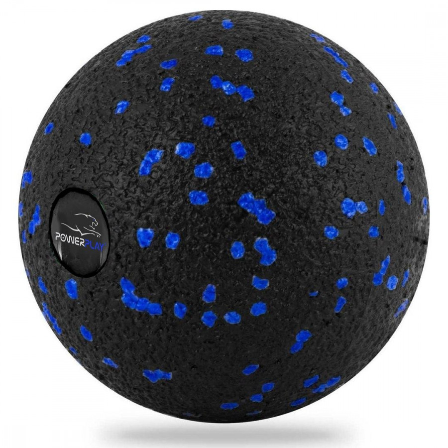 Массажный мяч PowerPlay PP-4350 Epp Massage Ball (d8) Черно/Синий