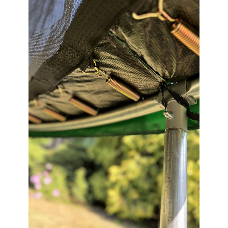 Батут WCG 366 см с внутренней защитной сеткой и LED подсветкой 12FT