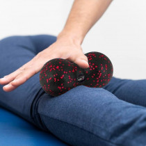 Масажний набір PowerPlay PP_4015 EPP Foam Roller Set 4in1 (2-ва роли + 2-ва м'ячі) Чорно-червоний