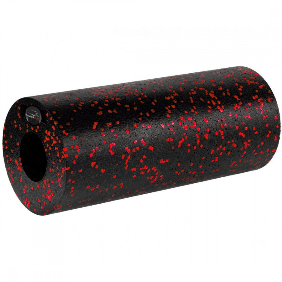 Масажний набір PowerPlay PP_4015 EPP Foam Roller Set 4in1 (2-ва роли + 2-ва м'ячі) Чорно-червоний