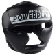 Боксерский шлем тренировочный PowerPlay 3048, Размер XL, Тип: закрытий, PU-кожа, Пенный напоминатель, Черно-белый
