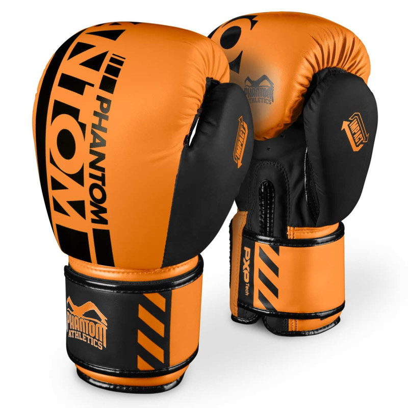 Боксерські рукавиці Phantom APEX Neon Orange 12 унцій (капа )