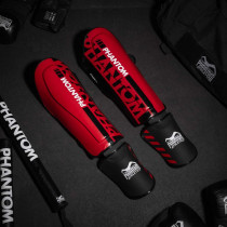 Захист гомілки та стопи Phantom APEX Striking Red L/XL Захист гомілки та стопи Phantom APEX Striking Red L/XL