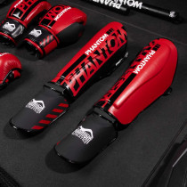 Захист гомілки та стопи Phantom APEX Striking Red L/XL Захист гомілки та стопи Phantom APEX Striking Red L/XL
