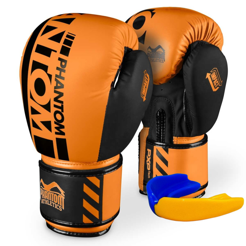 Боксерські рукавиці Phantom APEX Neon Orange 12 унцій (капа )