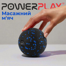 Массажный мяч PowerPlay PP-4350 Epp Massage Ball (d8) Черно/Синий Массажный мяч PowerPlay PP-4350 Epp Massage Ball (d8) Черно/Синий