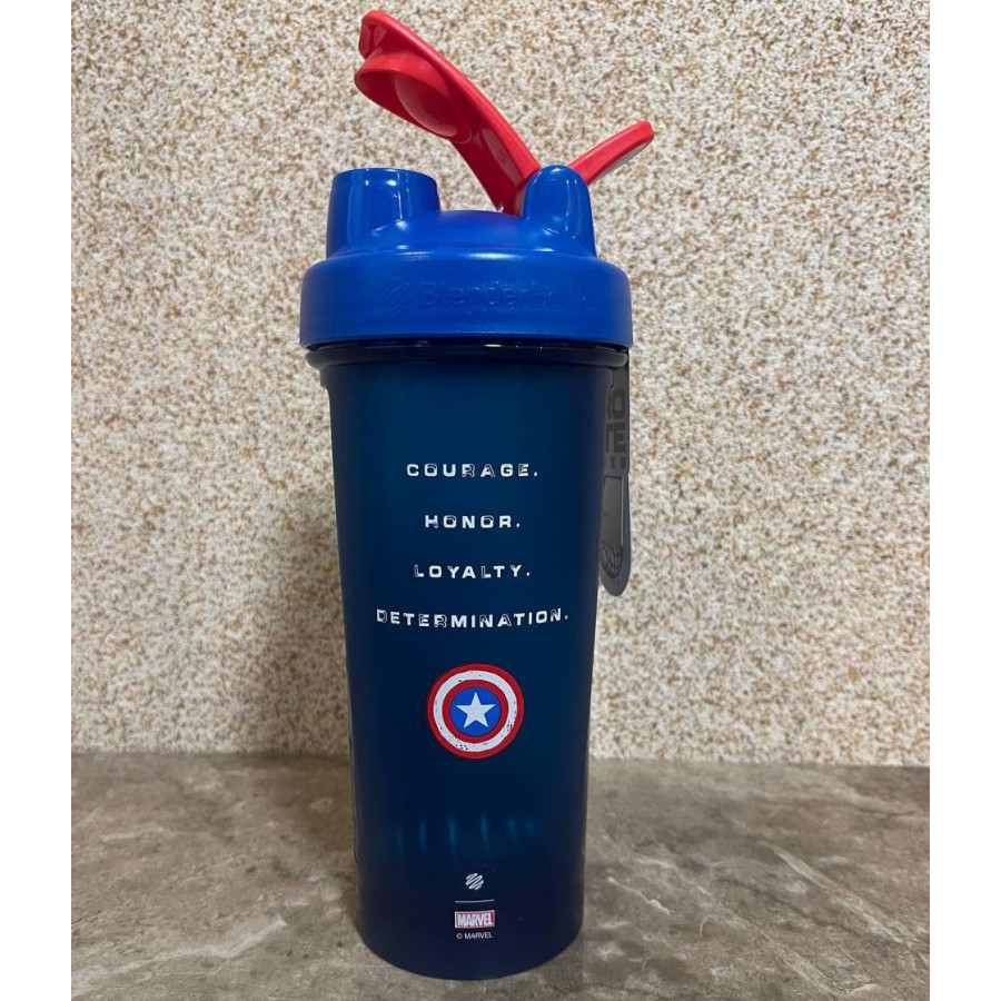 Шейкер спортивний BlenderBottle Classic Loop PRO 28oz/820ml Marvel Capitan Amerika (600557)
