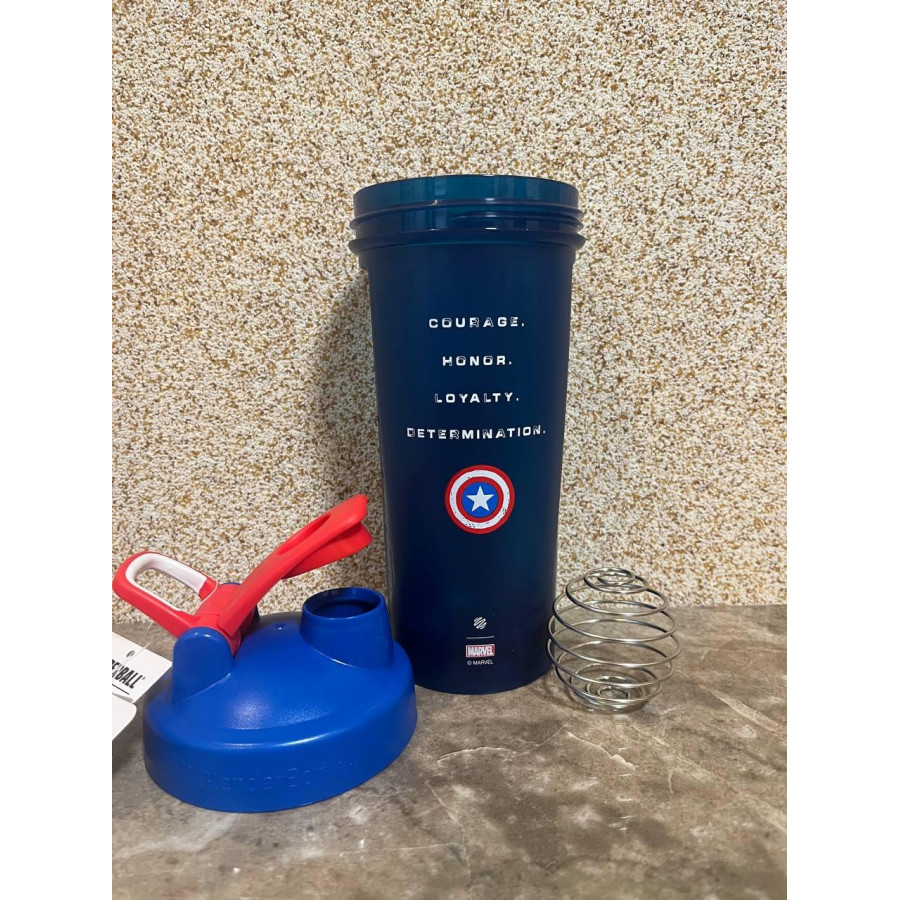 Шейкер спортивний BlenderBottle Classic Loop PRO 28oz/820ml Marvel Capitan Amerika (600557)