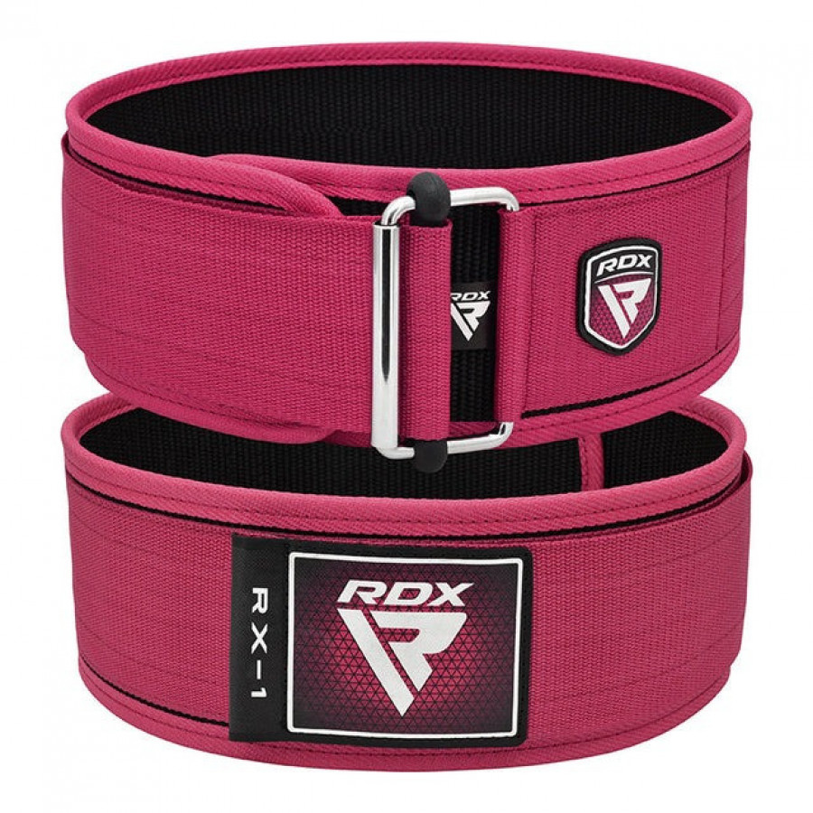 Пояс для важкої атлетики RDX RX1 Weight Lifting Belt PINK-S